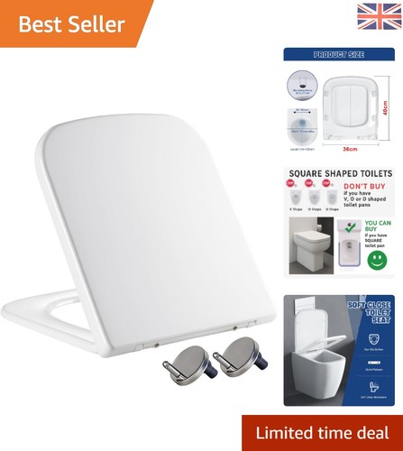 Modern universal square toilet - universal,