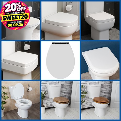 Toilet seat round square - round, d