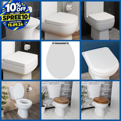 Toilet seat round - toilet,