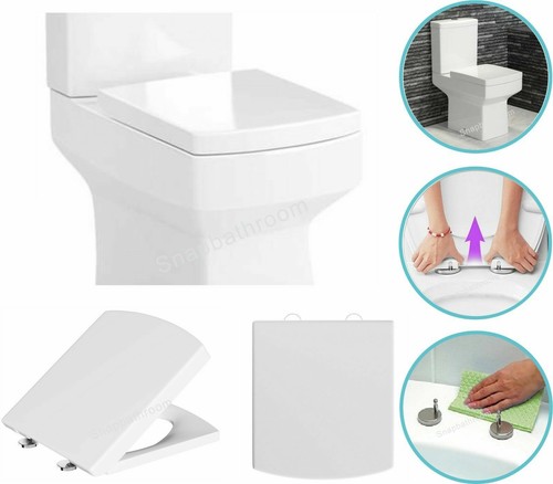 Luxury square toilet - square, seat