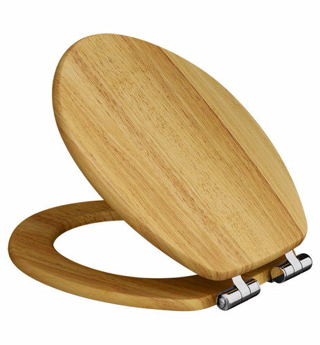 Toilet seat solid - wood, soft