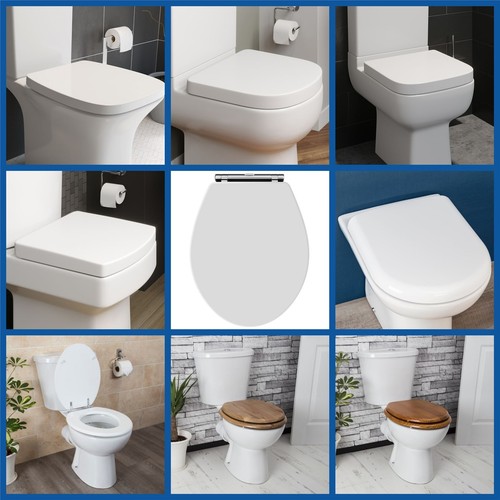 Toilet seat round square - toilet, d