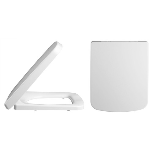 Square soft closing toilet - soft,