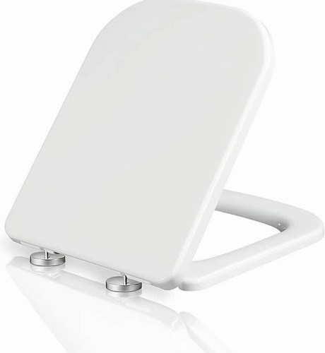 Toilet seat square - square, close