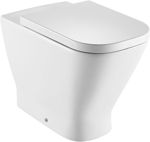 Toilet seat and lid - lid,, cushioned