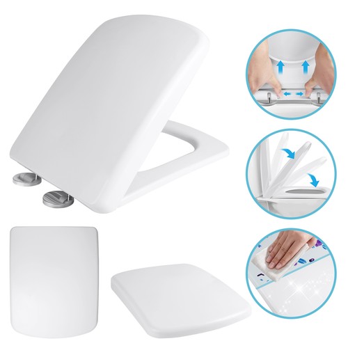 Luxury square toilet - square, seat