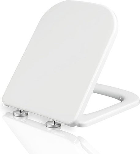 Square toilet seat soft close - square,