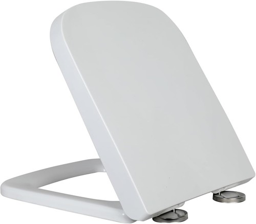 Square soft close toilet - toilet, seat
