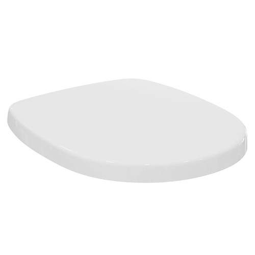 Toilet seat white - square, soft