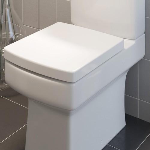 Soft close white square - soft,