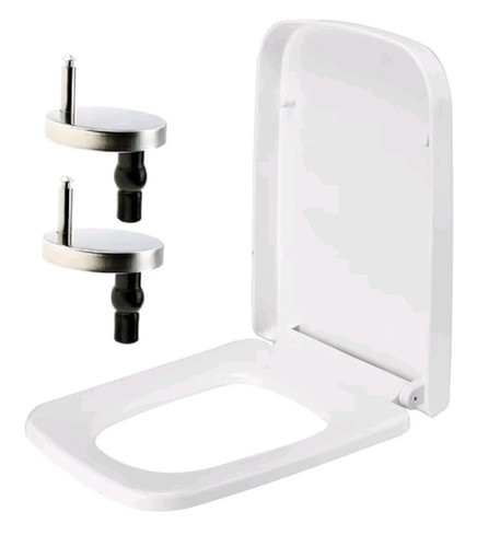 Rectangular square toilet - rectangular,