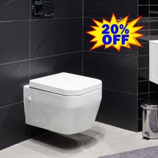 Soft Close Square Toilet Seat