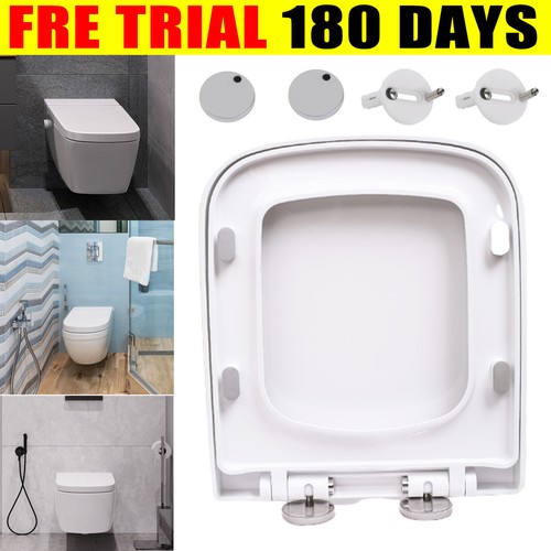 Soft close square - square, toilet