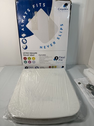 Leven square toilet seat soft - leven,