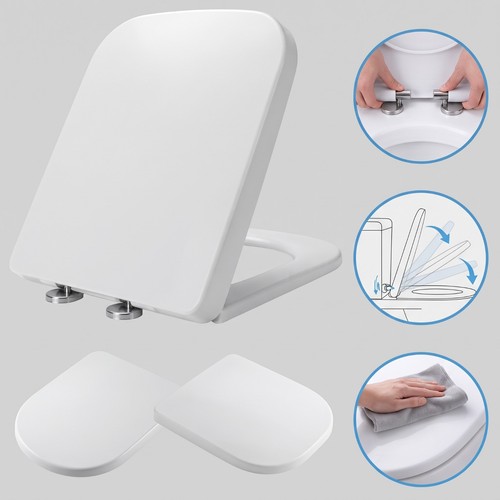 Luxury square toilet seat soft - luxury,