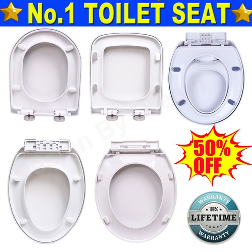 Soft close toilet seat - close,