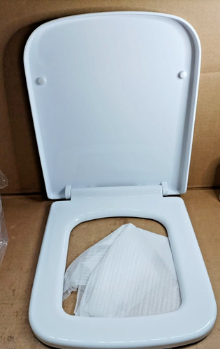 Toilet seat square soft - soft, close