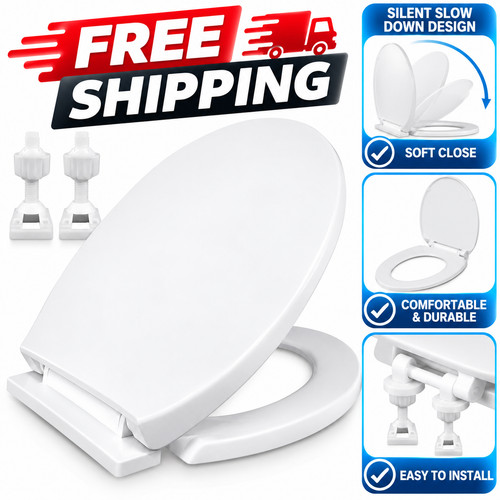 Luxury square toilet seat - toilet,