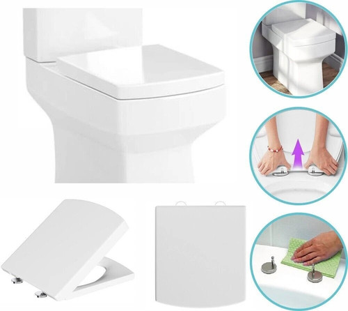 Luxury square soft close - square,