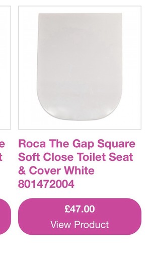 Roca the gap square soft - soft, close