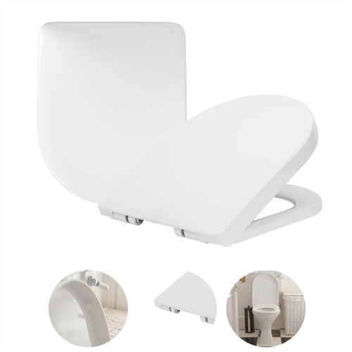 Soft close toilet seat - close,