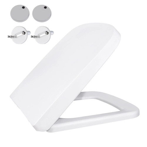 Bathroom square toilet seat - toilet,