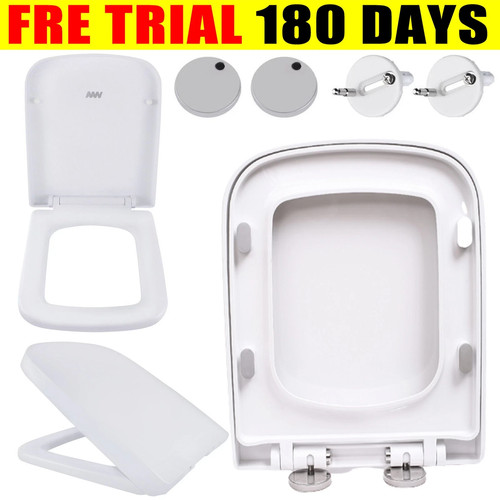 Bathroom square toilet seat - square,